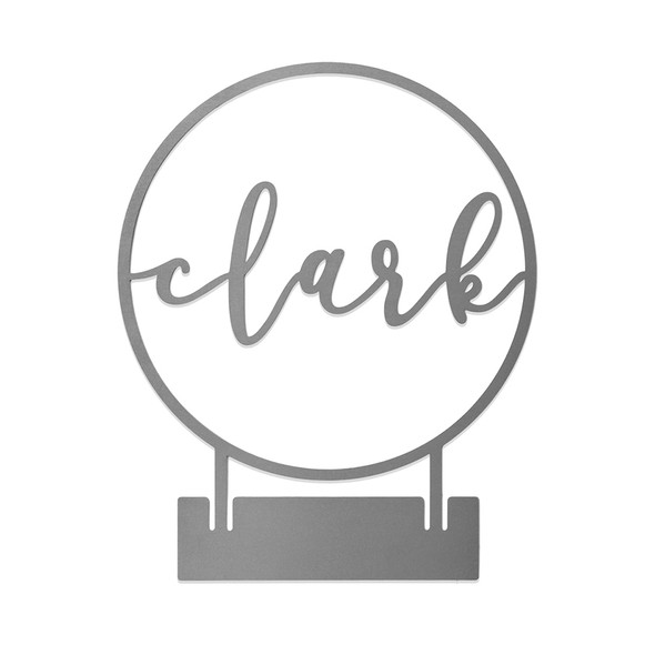 Personalized Round Tabletop Name Sign (3 Sizes/4 Colors) product image