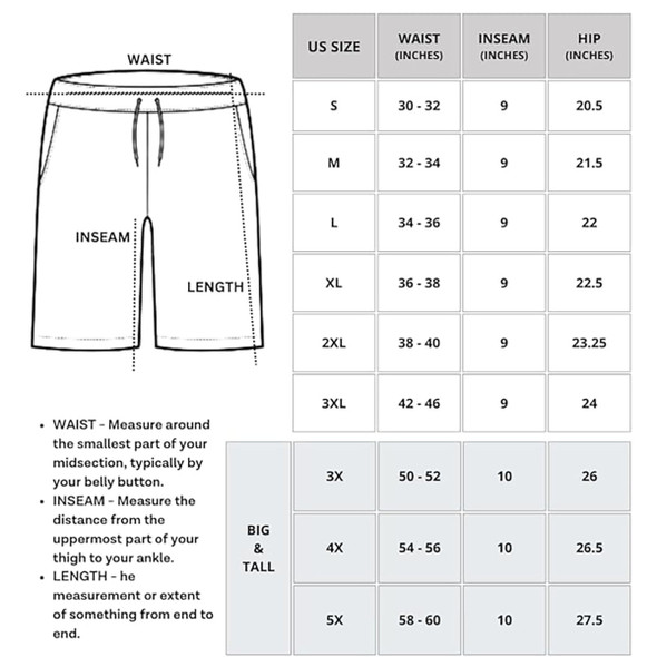 Men's Assorted Fleece Casual Lounge Shorts with Pockets (6-Pack) product image