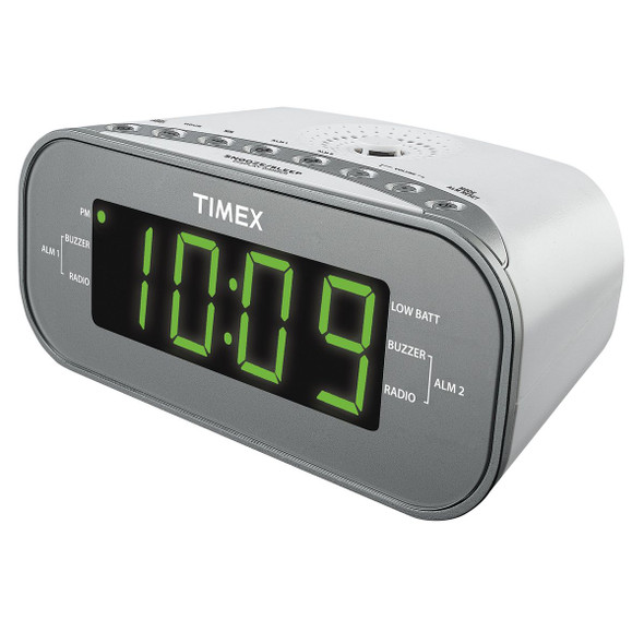 Timex®  AM/FM Dual Alarm Clock Radio with 1.2-Inch LED Display product image