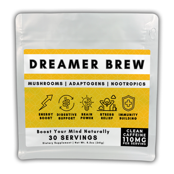 Dreamer Brew™ Coffee Alternative, 30 Servings (With & without Caffeine) product image
