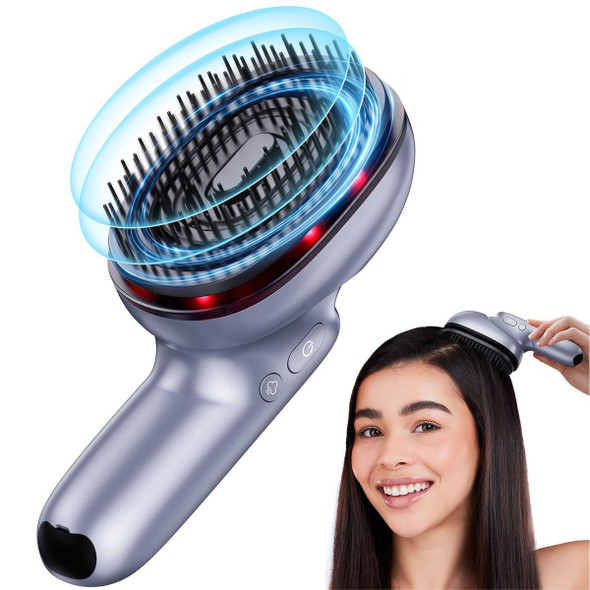 Electric Scalp Massager 3 in 1 Handheld Hair Growth Comb Portable Cordless Hair Oil Applicator Brush product image