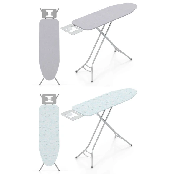 Folding Ironing Board with Iron Rest & Adjustable Height product image