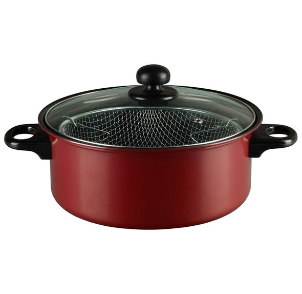 Stainless Steel 3-Piece Deep Fryer Set product image