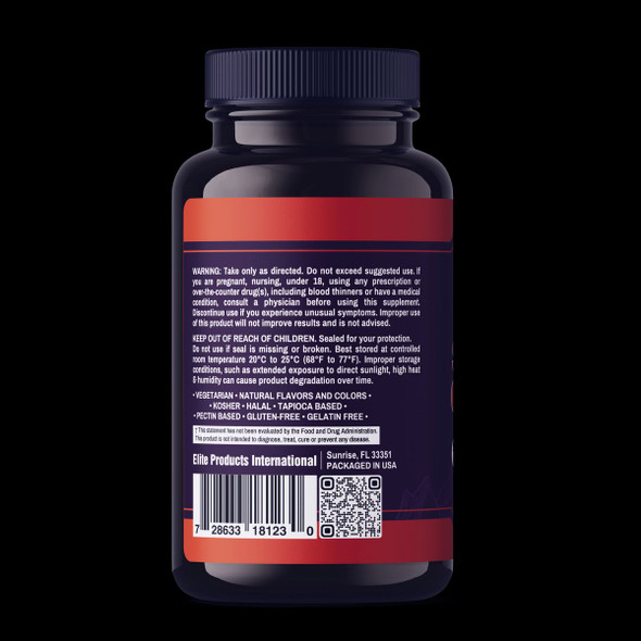 Shilajit Gummies Supplement, Raspberry Flavor, 50 ct. product image
