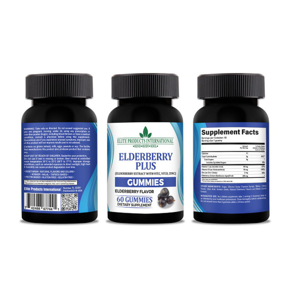Elderberry Plus Gummies, 60 ct. product image