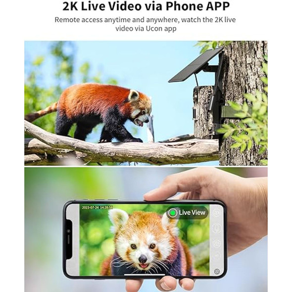 SEHMUA Wireless 720p Video Motion-Activated Trail Camera product image