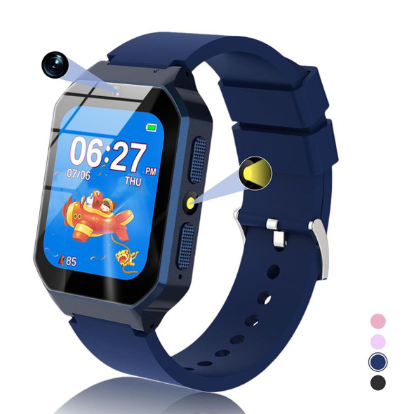 Smart Watch for Kids Ages 8-12, Smart Watch with 26 Games, Educational Toys, HD Camera, Video, Music Alarm, Audio Books, Learning Card, Flashlight (Blue) product image