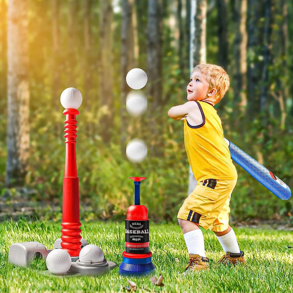 Outdoor Sports Interactive Telescopic Baseball Adjustable Transmitter Training Set Sports Toys for Kids product image