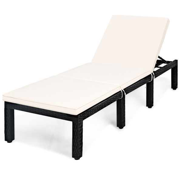 Rattan Cushioned Patio Lounge Chair product image