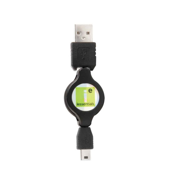 iEssentials Mini USB to USB Fast Transfer Retractable Data Cable (2-Pack) product image