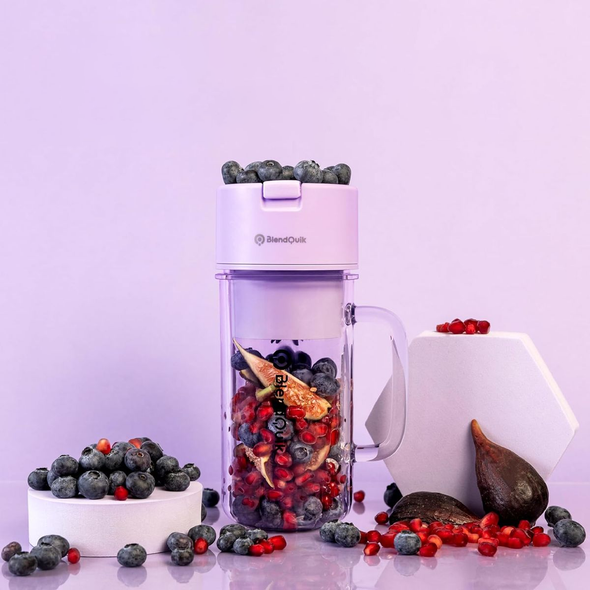 BlendQuik Portable Blender for Shakes and Smoothies, 14 oz. product image