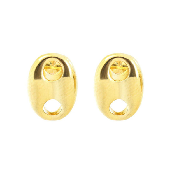 14K Gold Overlay Mariner Stud Earrings product image