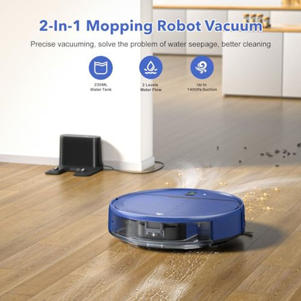Geometric 2-in-1 Mopping Robot Vacuum  product image