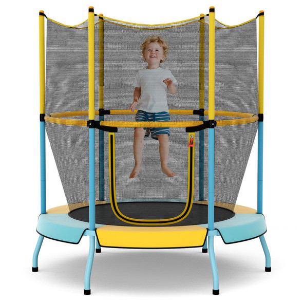 48-Inch Toddler Trampoline with Safety Enclosure Net product image