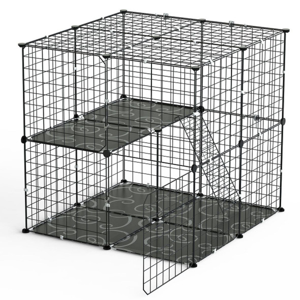 2-Tier Cat Kennel Cage  product image