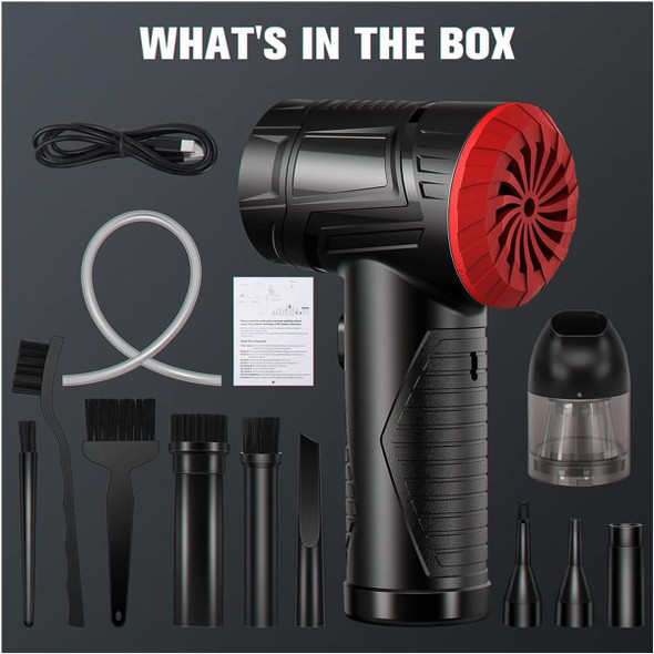 2-in-1 Cordless Electric Air Duster & Vacuum - 100,000 RPM product image