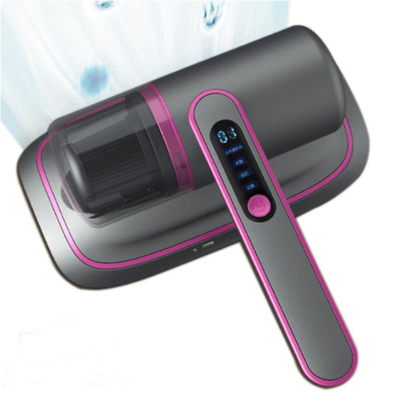 Handheld Bed Vacuum Cleaner with Purple Light, Lightweight and Rechargeable Vacuum, Effectively Clean Up for Pillows, Sheets, Mattresses, Sofas product image