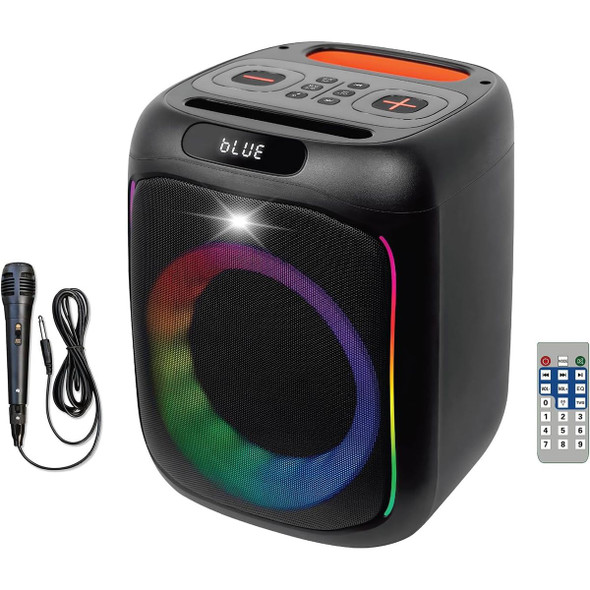 Boytone BT-63K Bluetooth Karaoke Machine Speaker System with 8” Subwoofer product image