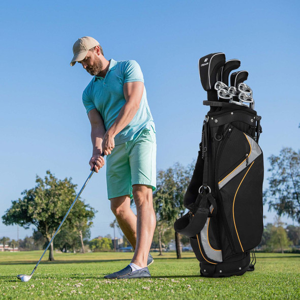 Portable Golf Stand Bag with 8-Way Divider product image
