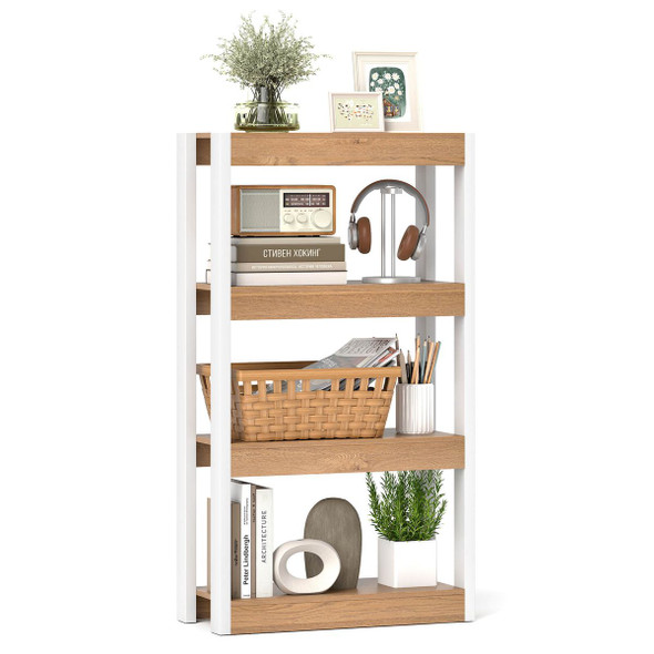4-Tier Wooden Bookcase (1 or 2-Pack) product image