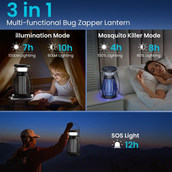 Burlan Solar Cordless Mosquito Zapper  product image