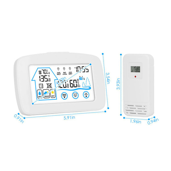 Wireless Weather Station Clock product image