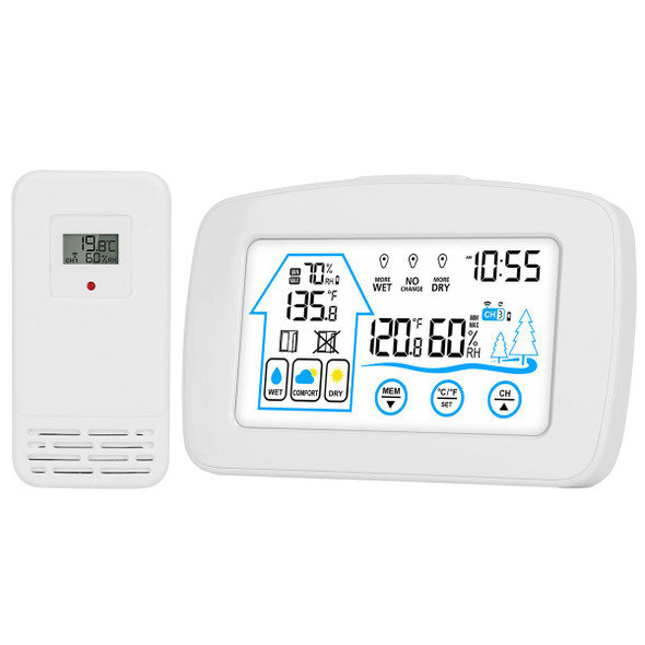 Wireless Weather Station Clock product image