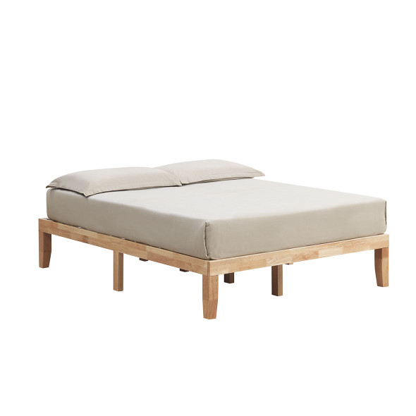 14 in. Wooden Platform Bed Frame (Queen) product image