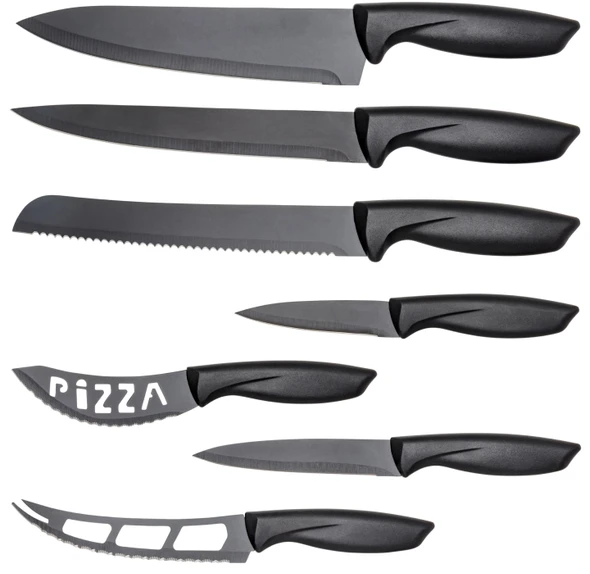 Stainless Steel Kitchen Knives (Set of 7) product image