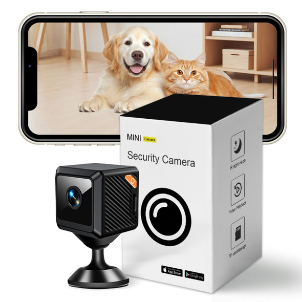 Indoor Security Camera,1080P Camera for Home Security Wi-Fi Camera,Motion Detection,Night Vision,Real-Time Alert,With 32G Card product image