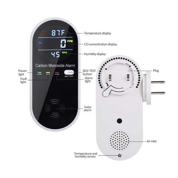 3-in-1 Carbon Monoxide Detector product image