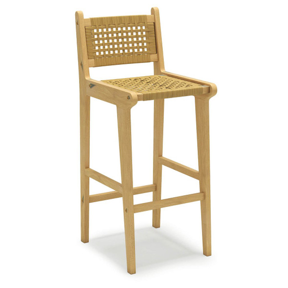 Outdoor Patio Bar Height Teak Wood Bar Stool product image