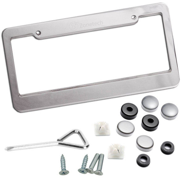 Matte Aluminum License Plate Frame product image