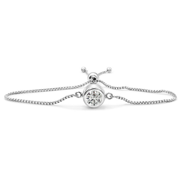 1 Carat Lab Created Diamond Bolo Bracelet In Sterling Silver product image