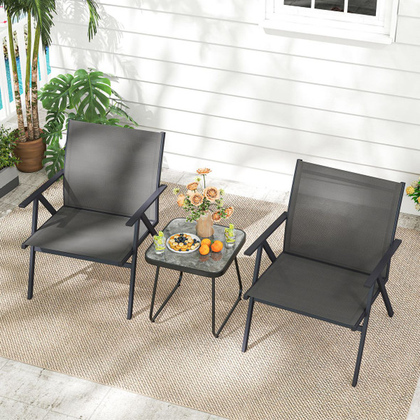 Patio Chairs with Breathable Mesh Fabric product image