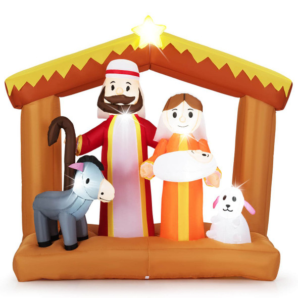 6-foot Inflatable Nativity Scene Decoration product image
