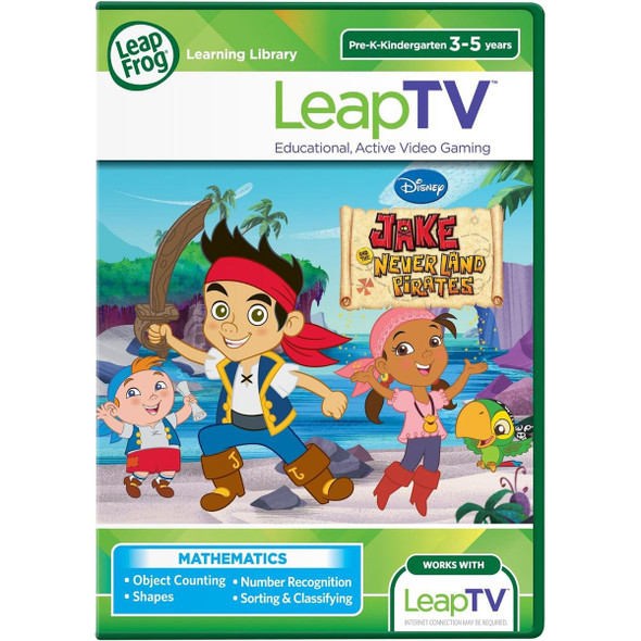 LeapFrog LeapTV Disney Jake and The Never Land Pirates Video Game product image