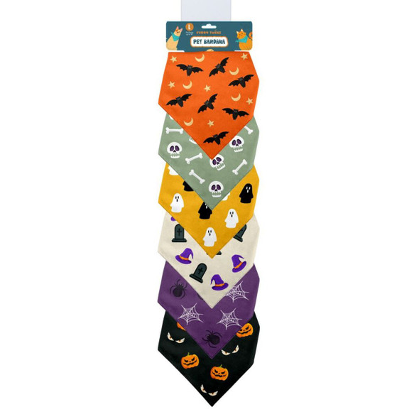 Adjustable Halloween Pet Bandana For Dogs And Cats product image