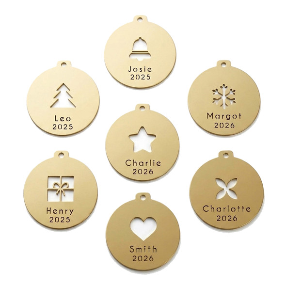Keepsake Name Disc Ornament (5-Pack) product image