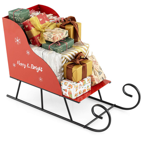 Christmas Santa Sleigh Basket Decoration  product image