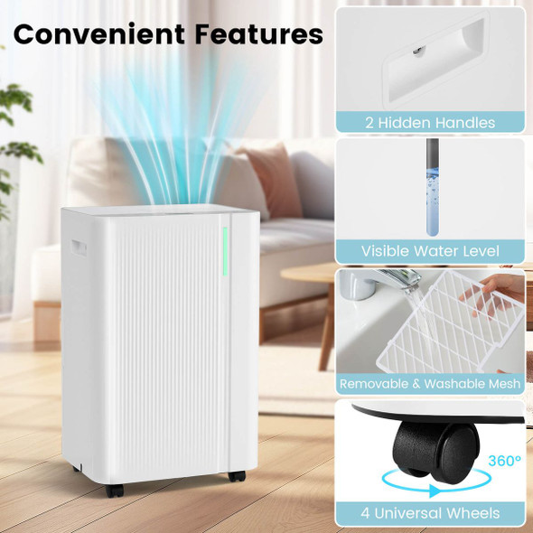 54 Pint Dehumidifier with Drain Hose product image