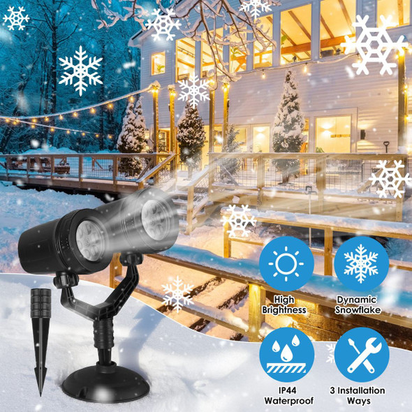 LED Snowflake Projector Light product image