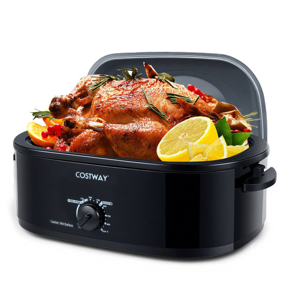 18 QT Electric Roaster Oven with Self-Basting Lid product image