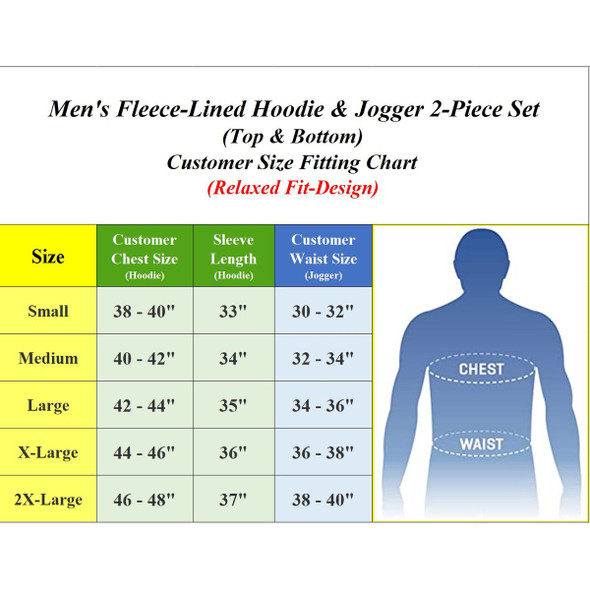 Men’s Heavyweight Fleece Hoodie & Joggers Set product image