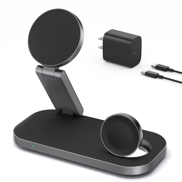 Foldable 3 in 1 Wireless Charging Station product image