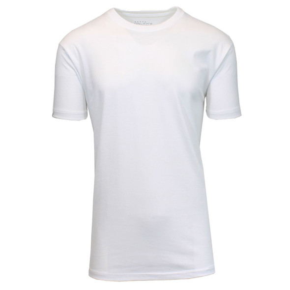 Men's White Crew Neck T-Shirt in Assorted Sizes (48-Pack) product image