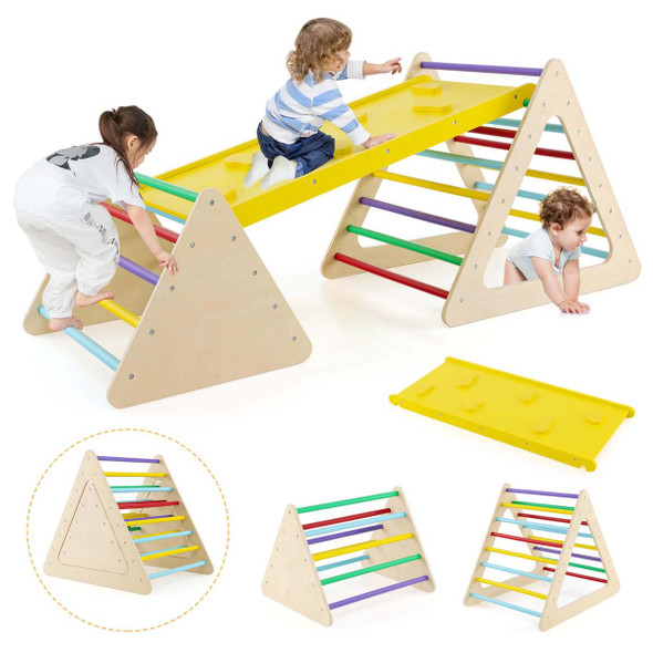 5-in-1 Wooden Toddler Climbing Play Set (3-Pieces) product image
