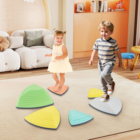 Non-Slip Balance Stones with Storage Bag (Set of 6) product image