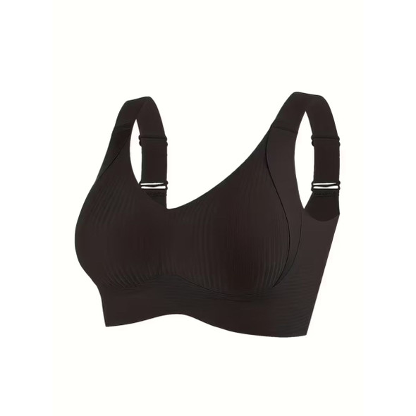 Women's Everyday Wireless Ribbed Sports Bra product image