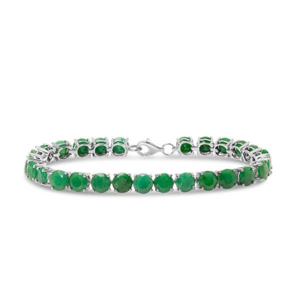 20 Carat Gemstone Tennis Bracelet in Sterling Silver product image